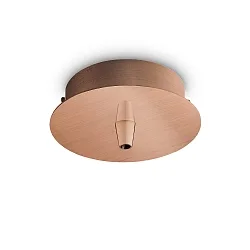 baldakin ROUND STANDARD Ø 10CM 1-fold, rund, kobber, bruneret