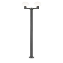 Standerlampe CLIO 2 2-flammer, uden skærm E27 IP44