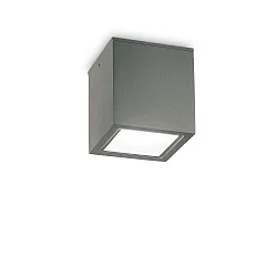 Udendørs loftlampe TECHO PL1 D15 SQUARE firkantet GU10 IP54, antracit