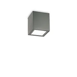 Udendørs loftlampe TECHO PL1 D09 SQUARE firkantet GU10 IP54, antracit