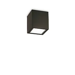 Udendørs loftlampe TECHO PL1 D09 SQUARE firkantet GU10 IP54, sort