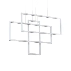 Pendel FRAME justerbar IP20, hvid