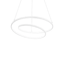 Pendel OZ D60 ON-OFF rund, on/off IP20, hvid mat 