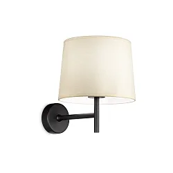Væglampe SET UP 1-flamme E27 IP20, sort