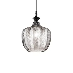 Pendel LORD justerbar E27 IP20, røgfarver