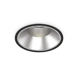 Indbygnings loftlampe OFF 218 rund IP20, sort