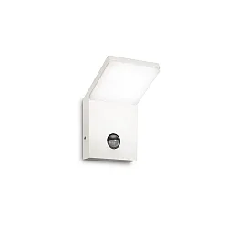 Udendørs wall luminaire STYLE med sensor IP54, hvid, pulverlakeret 