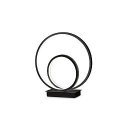 table lamp OZ TL ON-OFF round, with switch IP20, black matt 