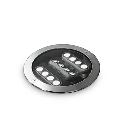 Gulvindbygningslampe TAURUS PT D21 ACCENT ROUND 3-fold, svingbar, tilgængelig, omskiftelig IP67, stål 