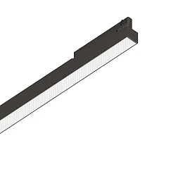 3-faset lampe DISPLAY UGR 1595 IP20, sort