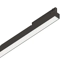 3-faset lampe DISPLAY UGR 535 IP20, sort