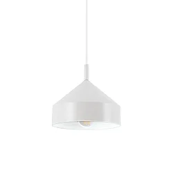Pendel YURTA 210 justerbar E27 IP20, hvid