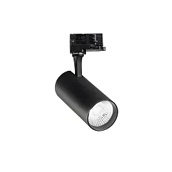 3-phase spot FOX 25W BIG / ON-OFF 930 adjustable, switchable IP20, black matt 