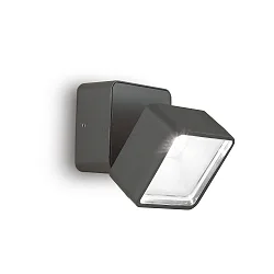 Udendørs wall luminaire OMEGA firkantet IP54, antracit