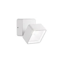 Udendørs wall luminaire OMEGA firkantet IP54, hvid
