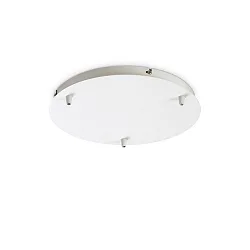 baldakin ROUND STANDARD Ø 30CM 3-fold, rund, hvid mat