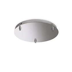 baldakin ROUND STANDARD Ø 30CM 3-fold, rund, chrom, poleret