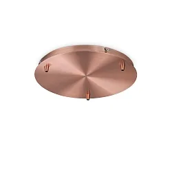 baldakin ROUND STANDARD Ø 30CM 3-fold, rund, kobber, bruneret