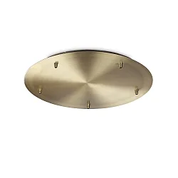 baldakin ROUND STANDARD Ø 46CM 5-fold, rund, messing, bruneret