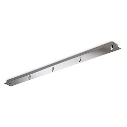 baldakin LINEAR STANDARD 5-fold, firkantet, chrom, poleret