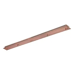 baldakin LINEAR STANDARD 5-fold, firkantet, kobber, bruneret