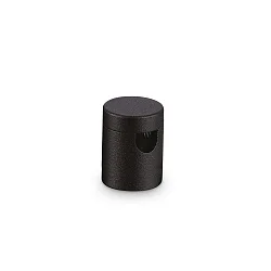 kabelholder SUPPORTO CAVO 14X16 med aflastning, med gevindstang, sort