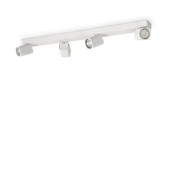 Loftlampe RUDY 4-flammer GU10 IP20, hvid dæmpbar