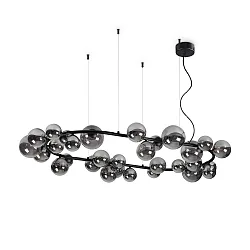 Pendel PERLAGE 30-flammer G9 IP20, sort 