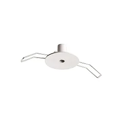 indbygningsroset ROUND RECESSED 1-fold, rund, hvid mat