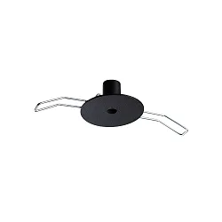 indbygningsroset ROUND RECESSED 1-fold, rund, sort mat