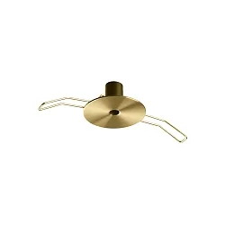 indbygningsroset ROUND RECESSED 1-fold, rund, messing, bruneret