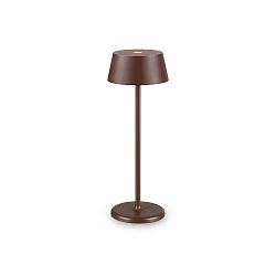 Batteri bordlampe PURE IP54, kaffebrun dæmpbar
