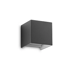 Udendørs wall luminaire ATOM UP/DOWN 10CM up / down, Kubusform, justerbar IP54, antracit 