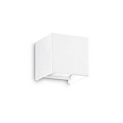 Udendørs wall luminaire ATOM UP/DOWN 10CM up / down, Kubusform, justerbar IP54, hvid 