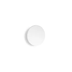 Udendørs wall luminaire PUNTO AP D18 rund, indirekte, omskiftelig IP54, hvid mat 