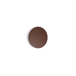 Udendørs wall luminaire PUNTO AP D18 rund, indirekte, omskiftelig IP54, mat, kaffebrun 