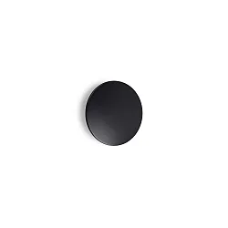 Udendørs wall luminaire PUNTO AP D18 rund, indirekte, omskiftelig IP54, sort mat 
