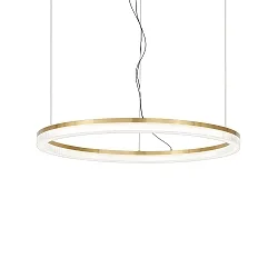 pendant luminaire CROWN 80 IP20, brass 