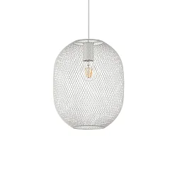 pendant luminaire NET 1 E27 IP20, white dimmable