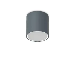 Udendørs loftlampe TECHO PL1 D15 ROUND down, rund, stiv, med lampefatning GU10 IP54, antracit