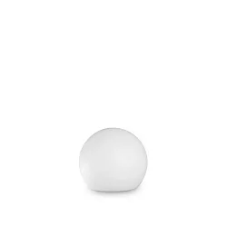 Udendørs stativlampe SOLE Ø 20CM balleformet E27 IP65 / IP44, opal hvid dæmpbar