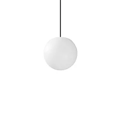 Udendørs pendel SOLE Ø 20CM balleformet E27 IP44, opal hvid dæmpbar
