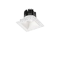 Indbygnings loftlampe GAME TRIMLESS SQUARE firkantet, stiv, skylle, UGR < 19, omskiftelig IP40/IP20, hvid 