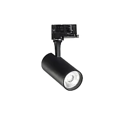 3-phase spot FOX 15W MEDIUM / ON-OFF 940 adjustable, on/off IP20, black matt 