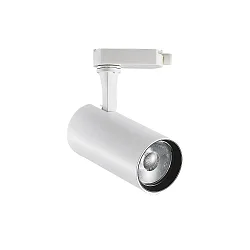 3-faset spot FOX 25W BIG / ON-OFF 940 justerbar, omskiftelig IP20, hvid mat 