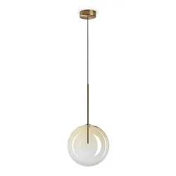 Pendel EQUINOXE D25 1-flamme G4 IP20, rav 