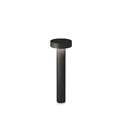 Pælelampe TESLA 60 G9 IP44, sort dæmpbar