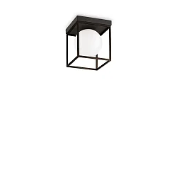 Loftlampe LINGOTTO PL1 1-flamme E14 IP20, sort mat dæmpbar