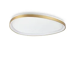 Loftlampe GEMINI 81 on/off IP20, messing børstet 