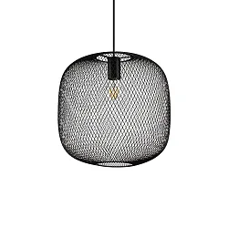 pendant luminaire NET 3 E27 IP20, black dimmable